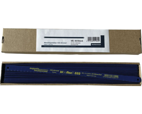 Metallsägeblätter HSS Bimetall im Karton, 50 Stück