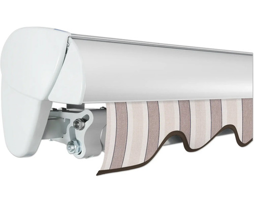 Markise mit Streifenmuster für den Aussenbereich