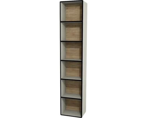 Hängehochschrank offen Devo Sonus 2.0 BxHxT 38x186x28 cm classico muschel