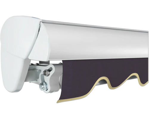 Detailansicht einer Gelenkarmmarkise