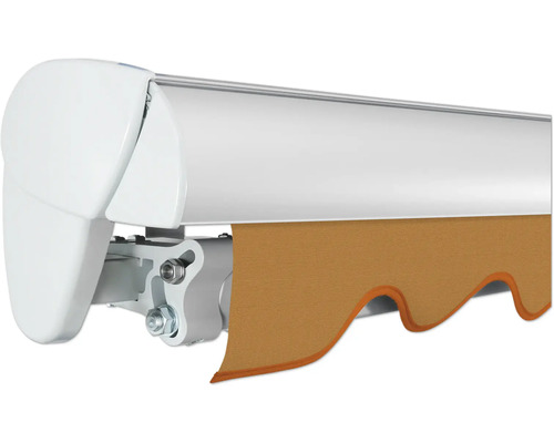 Detailansicht einer Gelenkarmmarkise