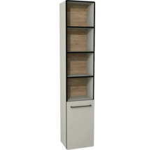 Badezimmerschrank mit offenen Fächern und einer Tür für die Wandmontage