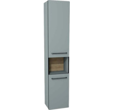 Hängehochschrank mit 2 Türen mit offenen Fach Devo Sonus 2.0 rechts BxHxT 38x186x30 cm fjord