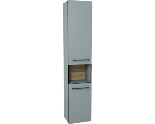 Hängehochschrank mit 2 Türen mit offenen Fach Devo Sonus 2.0 rechts BxHxT 38x186x30 cm fjord Hängehochschrank mit 2 Türen mit offenen Fach Devo Sonus 2.0 rechts BxHxT 38x186x30 cm fjord