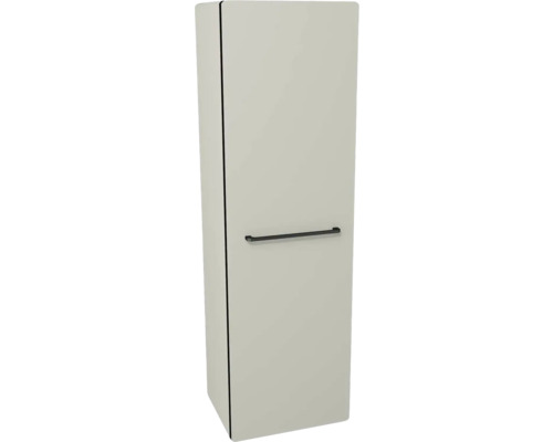 Hängeschrank mit 1 Tür Devo Sonus 2.0 rechts BxHxT 38x124.5x30 cm classico muschel Hochschrank für Badezimmer mit Griff