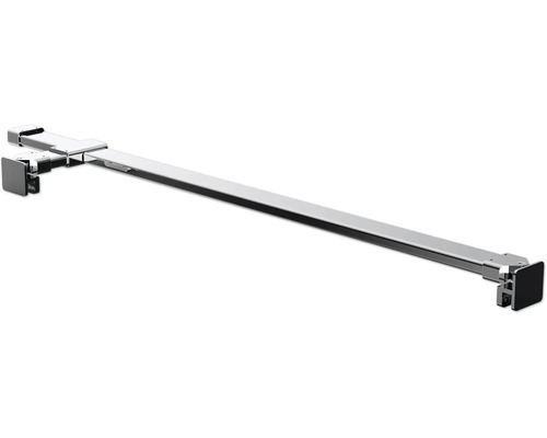 Jungborn Stabilisationsbügel PREMIUM 90° 1200 mm mit T-Stück chrom glänzend Ausziehbarer Kleiderständer aus Metall