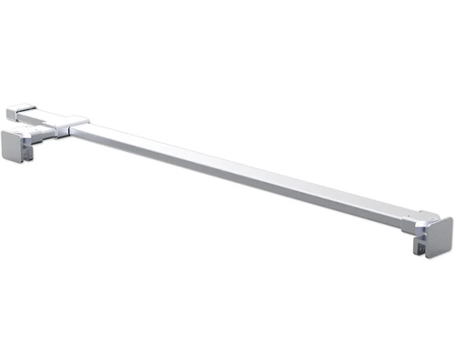 Jungborn Stabilisationsbügel PREMIUM 90° 1200 mm mit T-Stück silbermatt gebürstet Ausziehbarer Kleiderständer