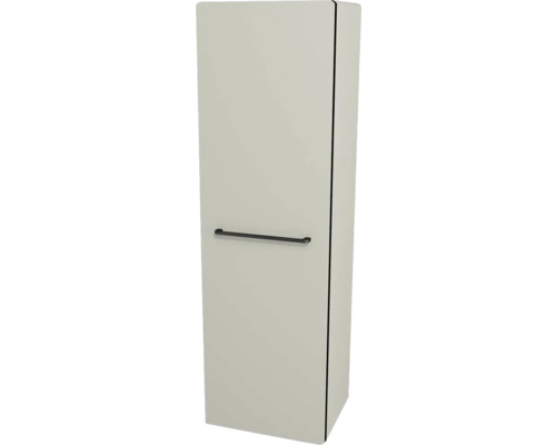 Hängeschrank mit 1 Tür Devo Sonus 2.0 links BxHxT 38x124.5x30 cm classico muschel Badezimmerschrank mit Griff