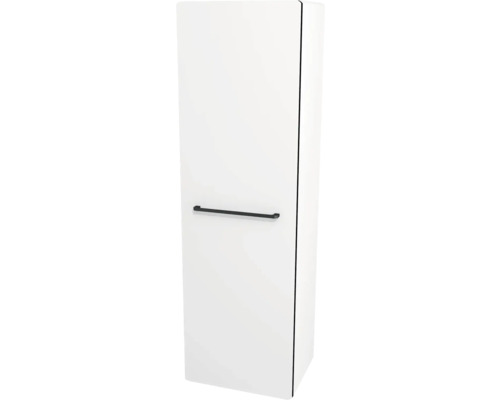 Hängeschrank mit 1 Tür Devo Sonus 2.0 links BxHxT 38x124.5x30 cm arctic white hochglanz