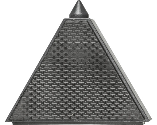 Pyramidenförmige Zaunabdeckung aus Kunststoff