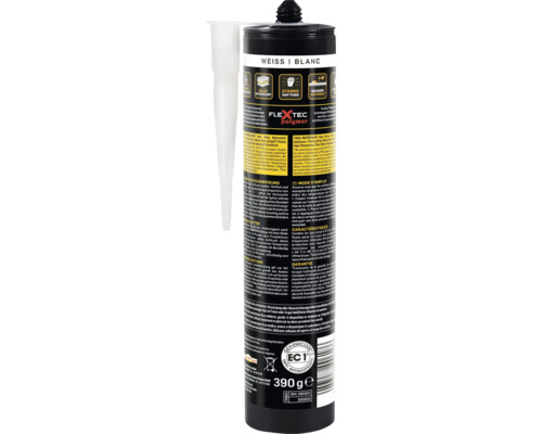 Flextec Polymer Klebstoffkartusche mit Aufsatzdüse