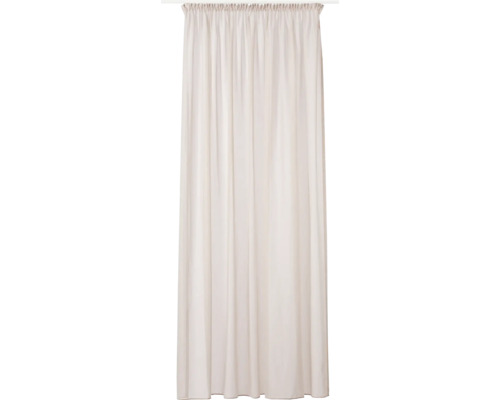 Vorhang mit Universalband Avenue beige 260 x 300 cm Gardine mit Kräuselband zur Fensterdekoration