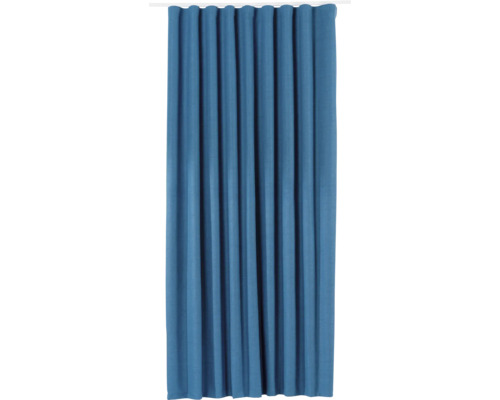 Vorhang mit Universalband Ares blau 260 x 300 cm Blauer Flächenvorhang