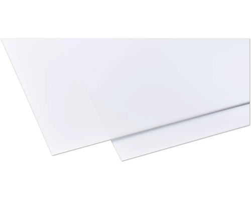 Polystyrolplatte 2,5x500x1000 mm Glatt opal Kunststoffplatte