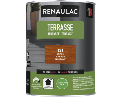 RENAULAC Terrasse Lasur dunkelbraun 2,5 l
