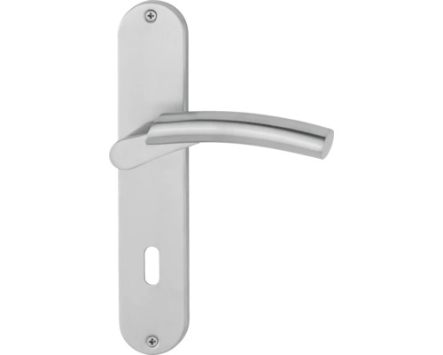 Türbeschlag aus Metall mit Türgriff