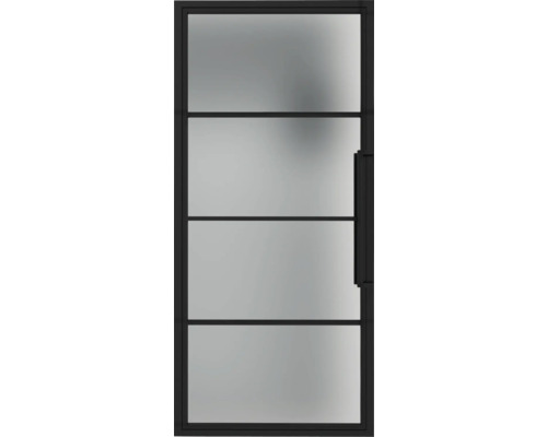 Tür mit Glaseinsatz und Griff