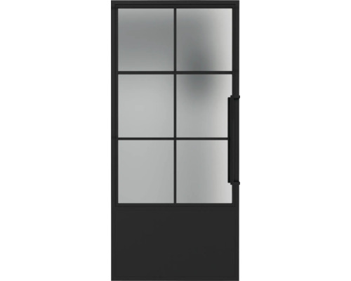Innentür mit Glaseinsatz und Griff