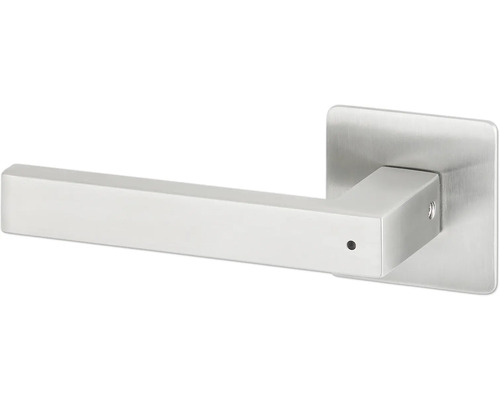 Türdrücker aus Edelstahl mit Vierkantrosette