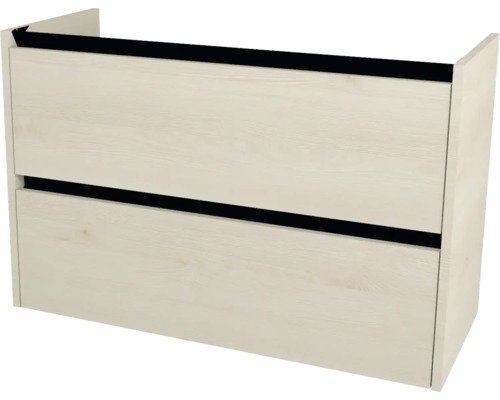 Waschbeckenunterschrank Devo Etna 2.0 97x64x40 cm ohne Waschbecken polar aland pine Waschtischunterschrank mit zwei Schubladen