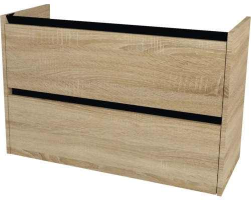 Waschbeckenunterschrank Devo Etna 2.0 97x64x40 cm ohne Waschbecken natural bardolino oak