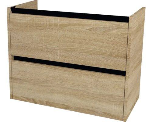 Waschbeckenunterschrank Devo Etna 2.0 81x64x40 cm ohne Waschbecken natural bardolino oak