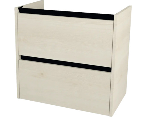 Waschbeckenunterschrank Devo Etna 2.0 67x64x40 cm ohne Waschbecken polar aland pine Waschtischunterschrank mit zwei Schubladen
