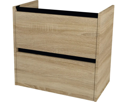 Waschbeckenunterschrank Devo Etna 2.0 67x64x40 cm ohne Waschbecken natural bardolino oak