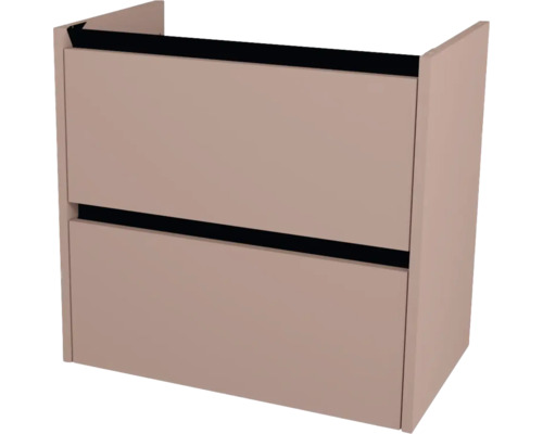 Waschbeckenunterschrank Devo Etna 2.0 67x64x40 cm ohne Waschbecken antique rose Waschtischunterschrank mit zwei Schubladen