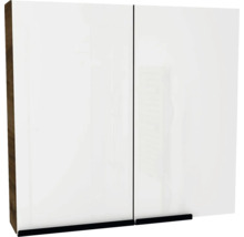 Spiegelschrank Devo Etna 2.0 links BxHxT 75x70x16 cm tobacco pacific walnut