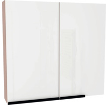 Spiegelschrank Devo Etna 2.0 links BxHxT 75x70x16 cm antique rose