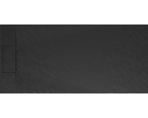 Duschwanne SCHULTE DWM-Tec ExpressPlus 70 x 160 x 3.2 cm anthrazit matt strukturiert EP2017016 57 Duschtasse mit Abdeckung