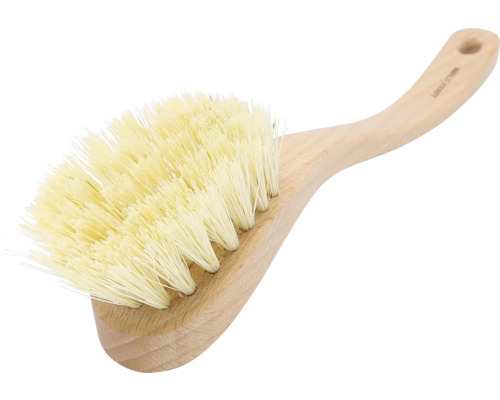 Bürste mit Holzgriff und Borsten