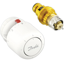 Danfoss Thermostatkopf und Ventileinsatz für Heizkörper