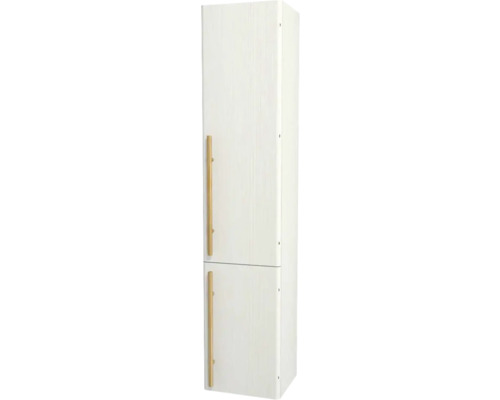 Hängehochschrank mit 2 Türen Devo Sonet rechts BxHxT 35x164x32 cm structure white/Eiche