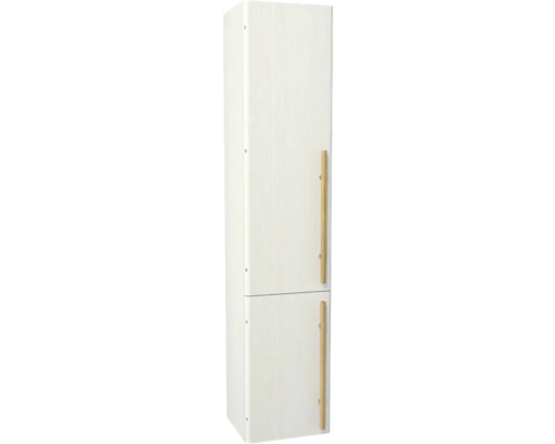 Hängehochschrank mit 2 Türen Devo Sonet links BxHxT 35x164x32 cm structure white/Eiche Hängehochschrank mit 2 Türen Devo Sonet links BxHxT 35x164x32 cm structure white/Eiche