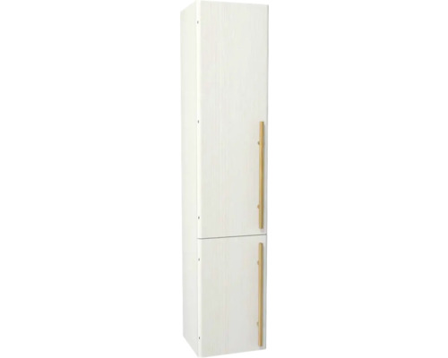 Hängehochschrank mit 2 Türen Devo Sonet links BxHxT 35x164x32 cm structure white/Eiche