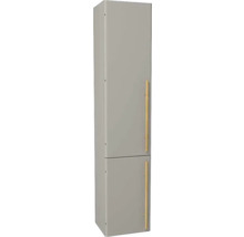 Schmaler Badezimmerschrank mit zwei Türen und Griffen