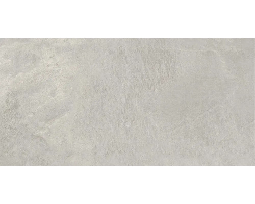 Feinsteinzeug Terrassenplatte Alpen Grigio rektifizierte Kante 80 cm x 40 cm x 2 cm Fliesenoberfläche mit Steinstruktur