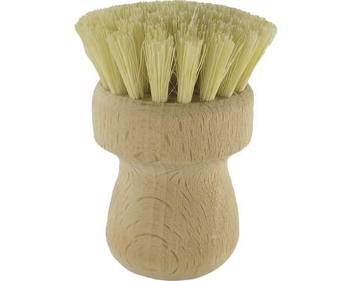 Spülbürste mit Holzgriff und Borsten