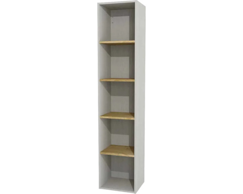 Seitenschrank offen Devo Sonet 35x164x30 cm hellgrau/Eiche