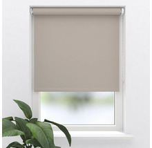 Beige Jalousie am Fenster