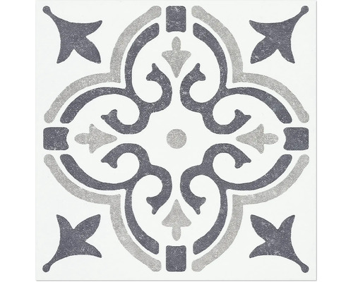 Dekorative Fliese mit floralem Muster