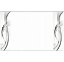 Schiebegardine mit grafischem Muster