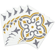 Selbstklebende Wandfliesen Wall Tiles Jamila gold 15,25 x 15,25 cm 6 St.