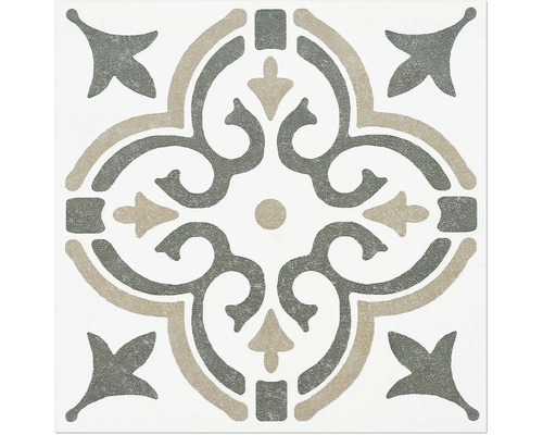 Dekorfliese mit ornamentaler Musterung
