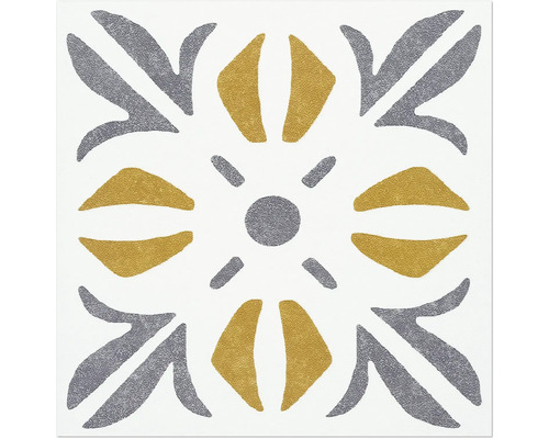 Dekorative Fliese mit floralem Muster