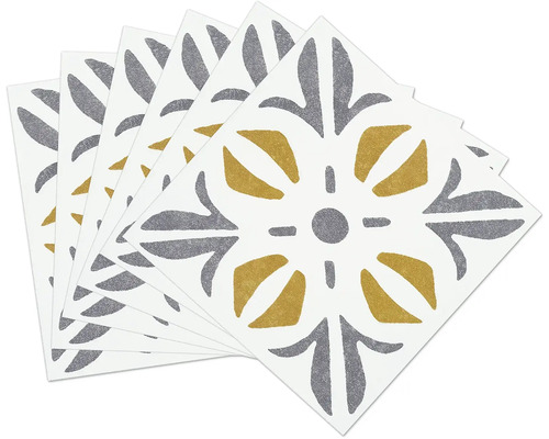 Mehrere Fliesen mit geometrischem Muster