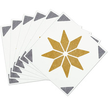 Selbstklebende Wandfliesen Wall Tiles Alia gold 15,25 x 15,25 cm 6 St.