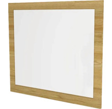Rechteckiger Spiegel mit Holzrahmen